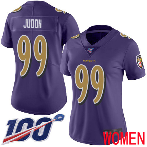 Baltimore Ravens Limited Purple Women Matt Judon Jersey NFL Football #99 100th Season Rush Vapor Untouchable->women nfl jersey->Women Jersey